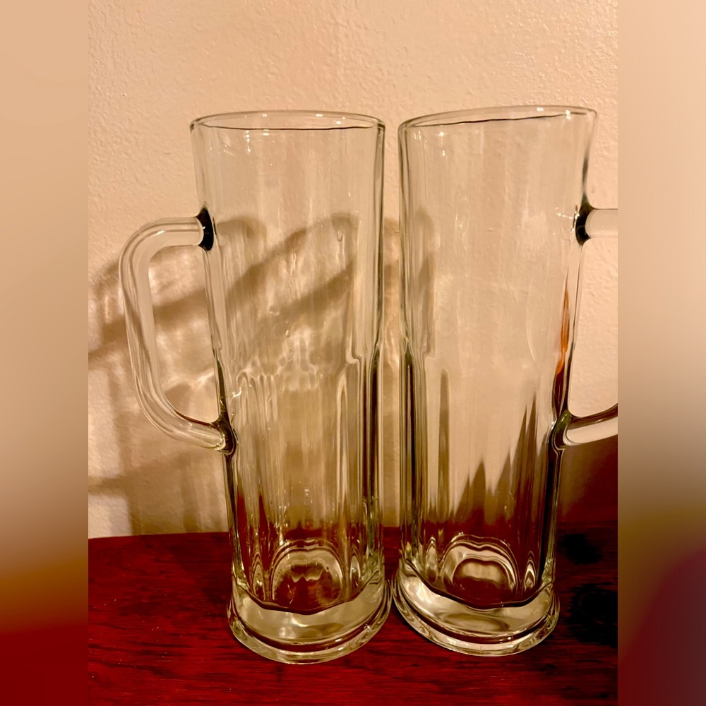 Vintage LIBBEY Frankfurt Beer mugs 21 oz